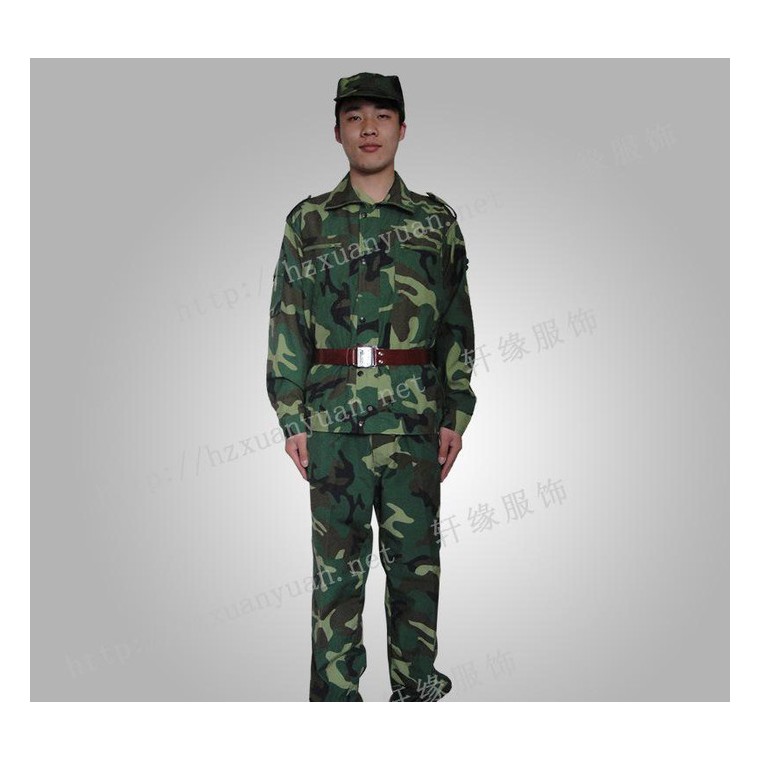 军训服装 迷彩服作训服  杭州迷彩服 学生军训服装套装