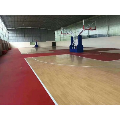 常州篮球场pvc塑胶地板运动地板完美地板防滑抗菌绿质厂家直销