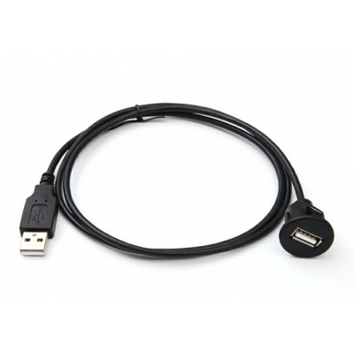 車載母座USB單口USB2.0線