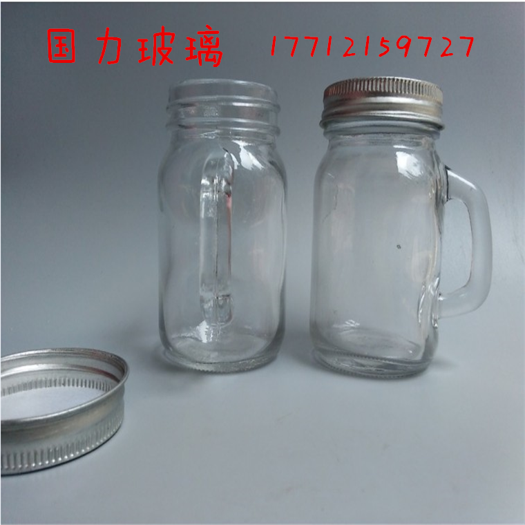 厂家直销小号把子杯玻璃瓶 调味瓶 透明玻璃瓶