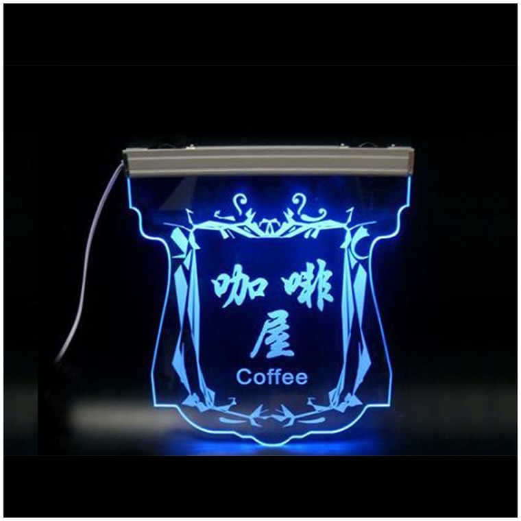 水晶发光标牌