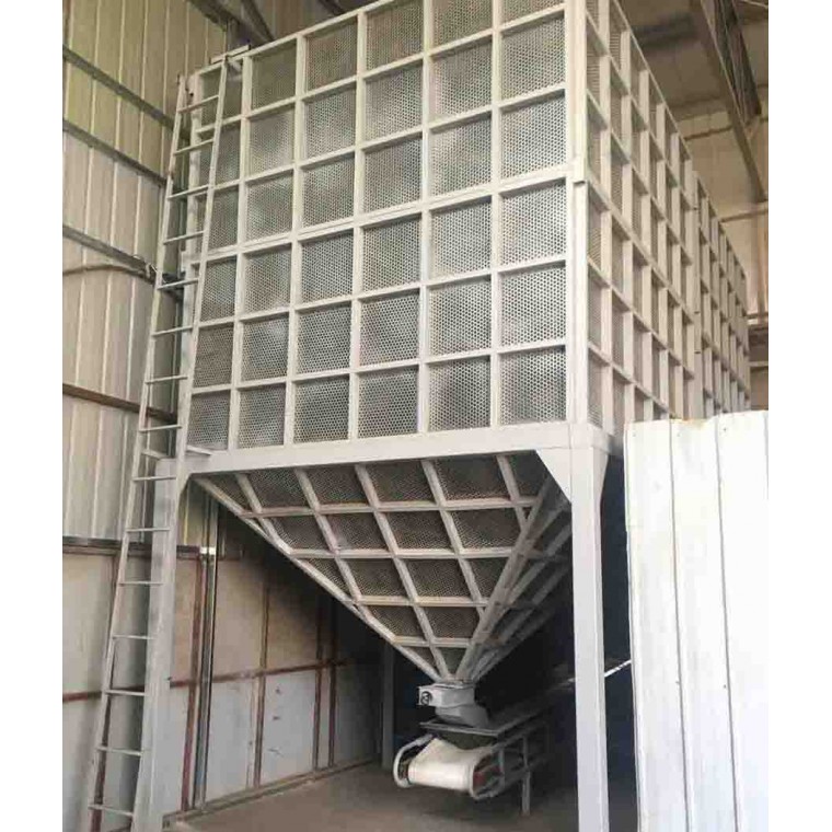 荣祥晾米仓仓壁带通风孔加快凉米速度
